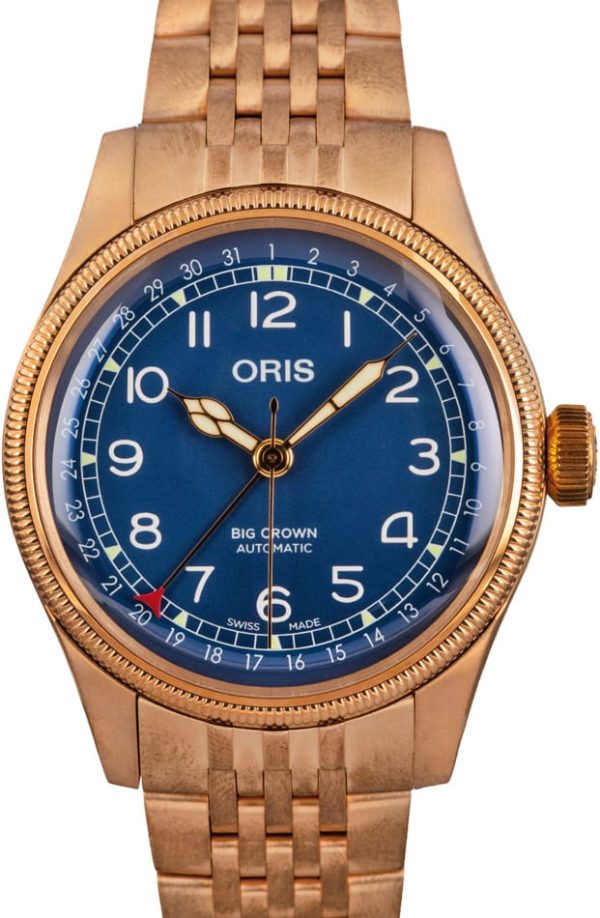 Oris Big Crown Bronze Pointer Date Blue Dial for sale