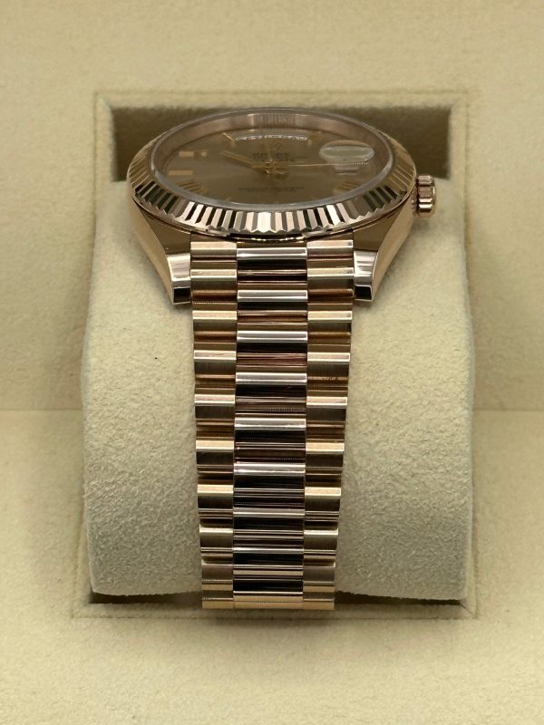2021 Rolex Day-Date 40mm 228235 Presidential Rose Gold Sundust Dial for sale