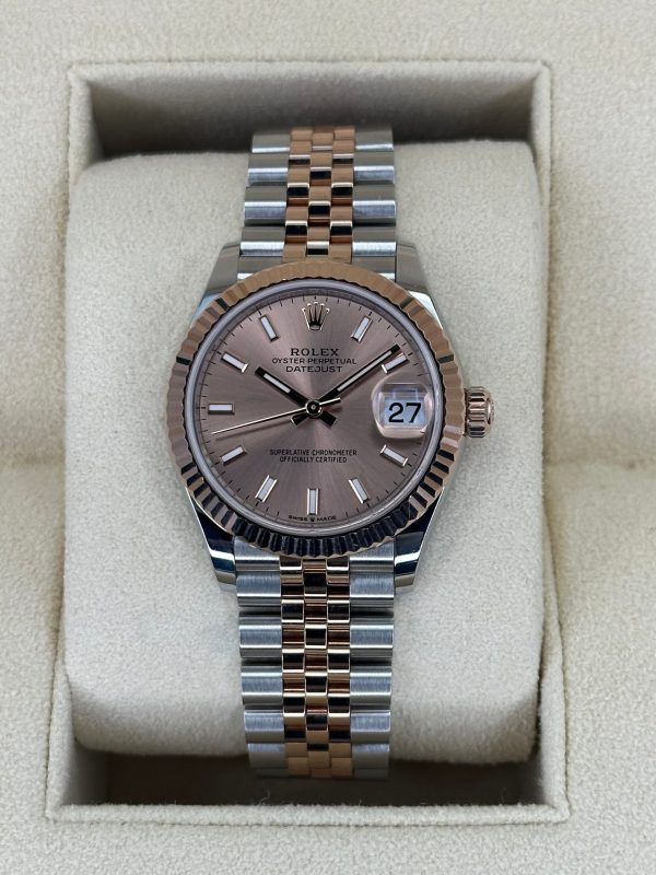 2023 Rolex Lady Datejust 31mm 278271 Two-Tone Jubilee Pink Dial (Unworn) for sale