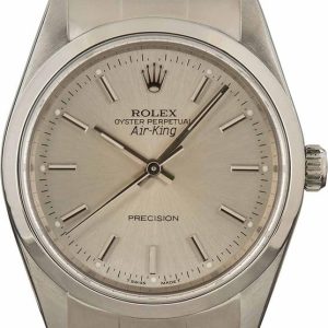 Rolex Air King 14000 Silver Dial Oyster Band for sale