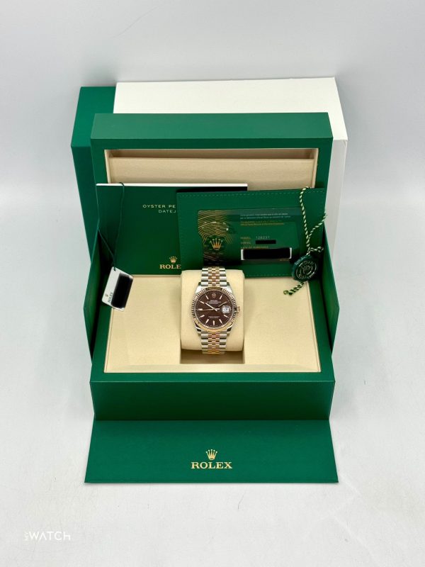 2025 Rolex Datejust 36mm 126231 Two-Tone Jubilee Chocolate Dial (Unworn) for sale