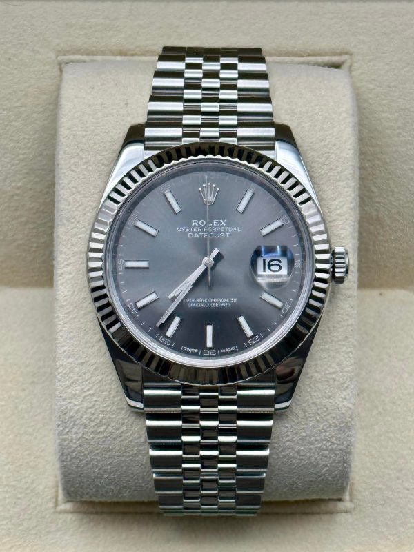 2017 Datejust 41mm 126334 Jubilee Rhodium Dial for sale