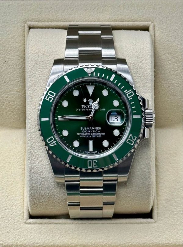 2014 Rolex Submariner “Hulk” 40mm 116610LV Green Dial (No. 2 of 3) for sale