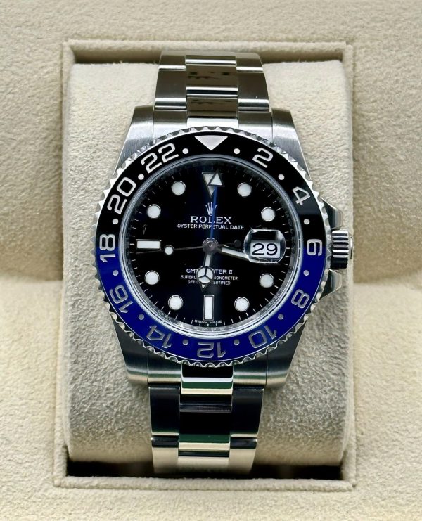 2015 Rolex GMT-Master II “Batman” 40mm 116710BLNR Oyster (No. 1 of 2) for sale