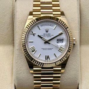 2019 Rolex Day-Date 40mm 228238 Presidential White Dial (No. 1 of 2) for sale