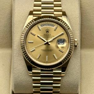 2020 Rolex Day-Date 40mm 228238 Presidential Champagne Dial for sale