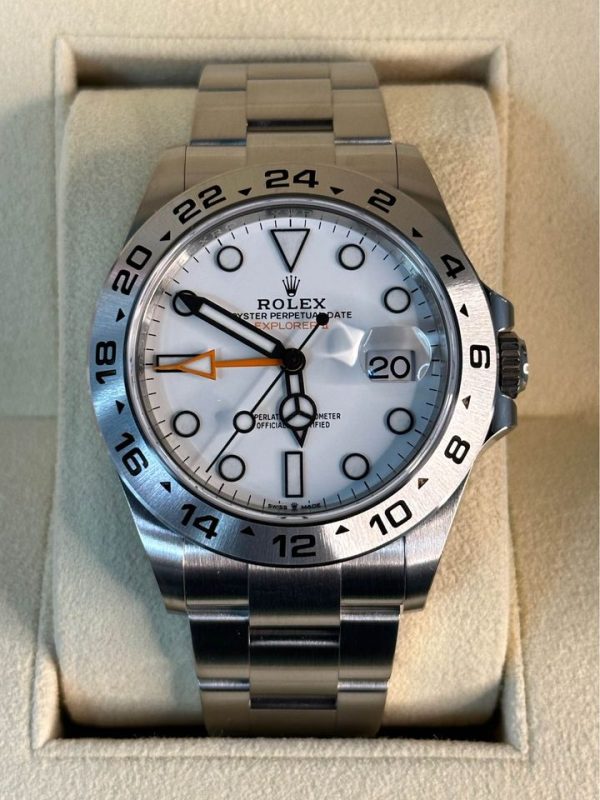 2023 Rolex Explorer II 42mm 226570 White Polar Dial (Unworn) (No. 2 of 3) for sale