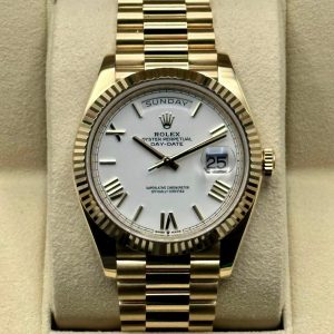 Rolex Day-Date 40mm 228238 Presidential White Dial for sale