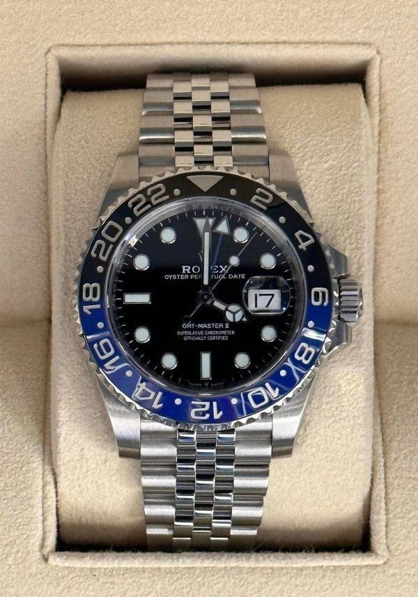 2020 Rolex GMT Master-II “Batgirl” 40mm 126710BLNR Jubilee for sale