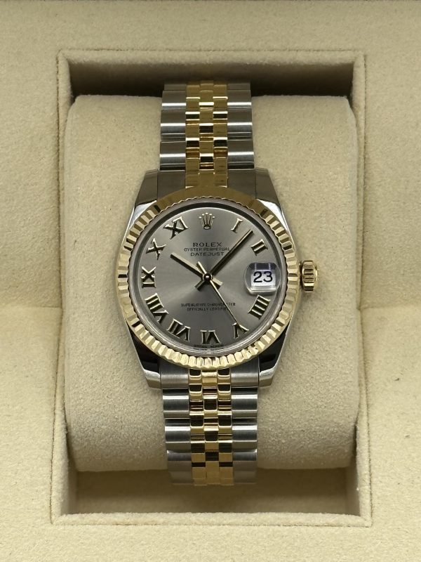 2019 Rolex Datejust 31mm  178273 Two-Tone Grey Roman Numeral Dial for sale