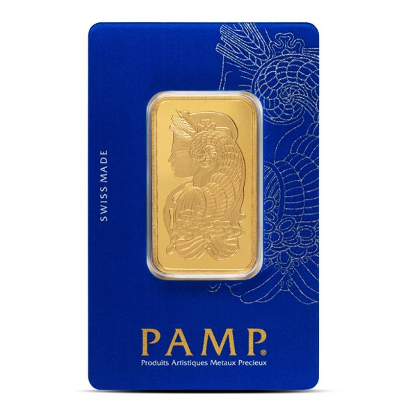 1 oz PAMP Suisse Fortuna Veriscan Gold Bar (New w/ Assay) for sale