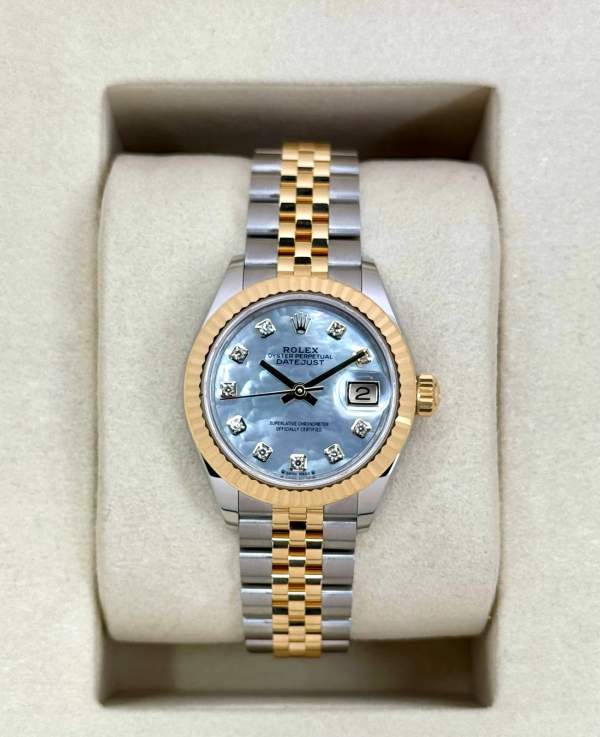 2025 Rolex Lady Datejust 28mm 279173 Jubilee MOP Diamond Dial (Unworn) (No. 1 of 2) for sale