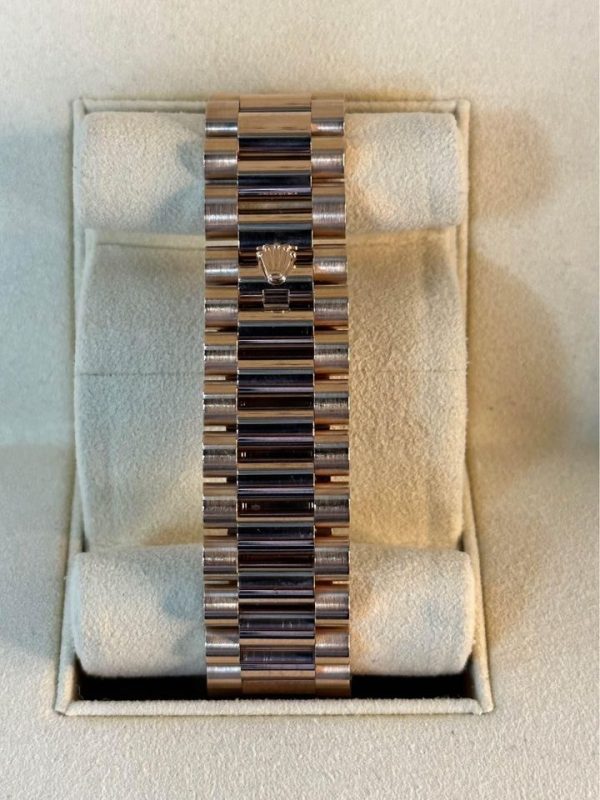 2020 Rolex Day-Date 40mm 228235 Presidential Rose Gold Sundust Dial for sale