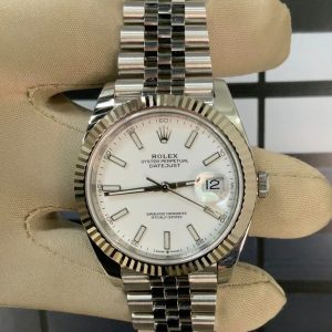 2020 Rolex Datejust 41mm 126334 Jubilee White Stick Dial for sale