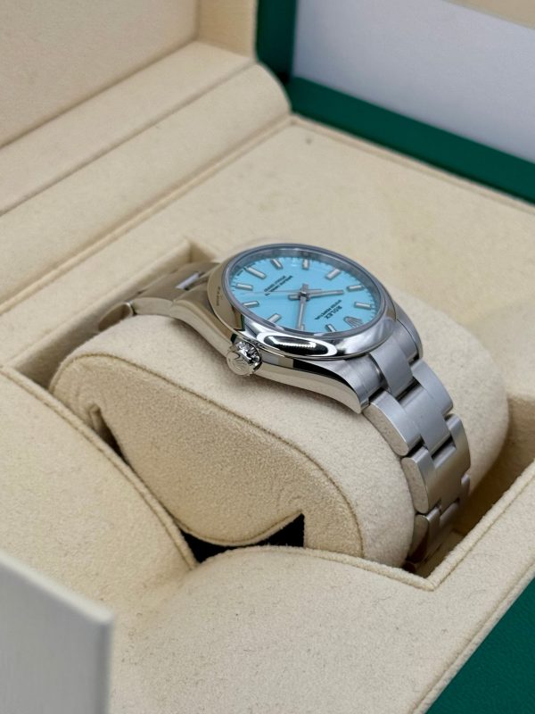 2021 Rolex Oyster Perpetual 31mm 277200 Turquoise Tiffany Blue Dial for sale