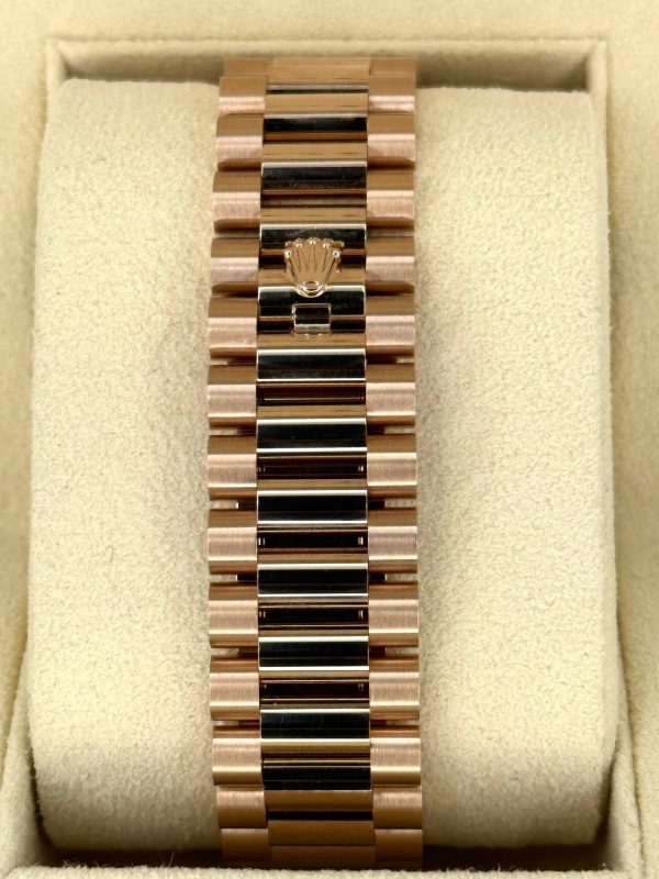 2024 Rolex Day-Date 40mm 228235 Presidential Rose Gold Olive Dial (Unworn) (No. 1 of 3) for sale