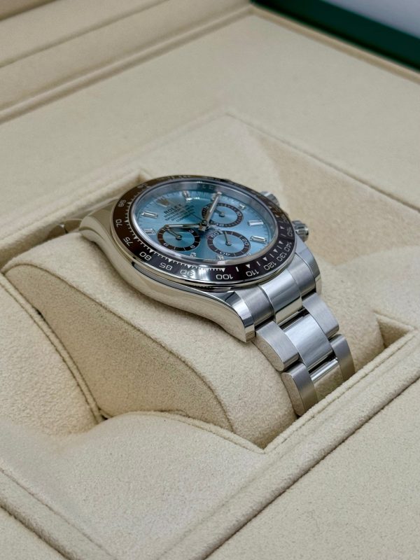 Rolex Daytona 40mm 126506 Platinum Ice Blue Diamond Baguette Dial (Unworn) for sale