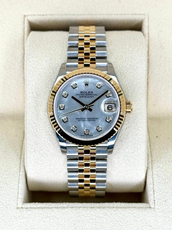 2023 Rolex Datejust 31mm 278273 Two-Tone Jubilee MOP Dimond Dial (Unworn) for sale