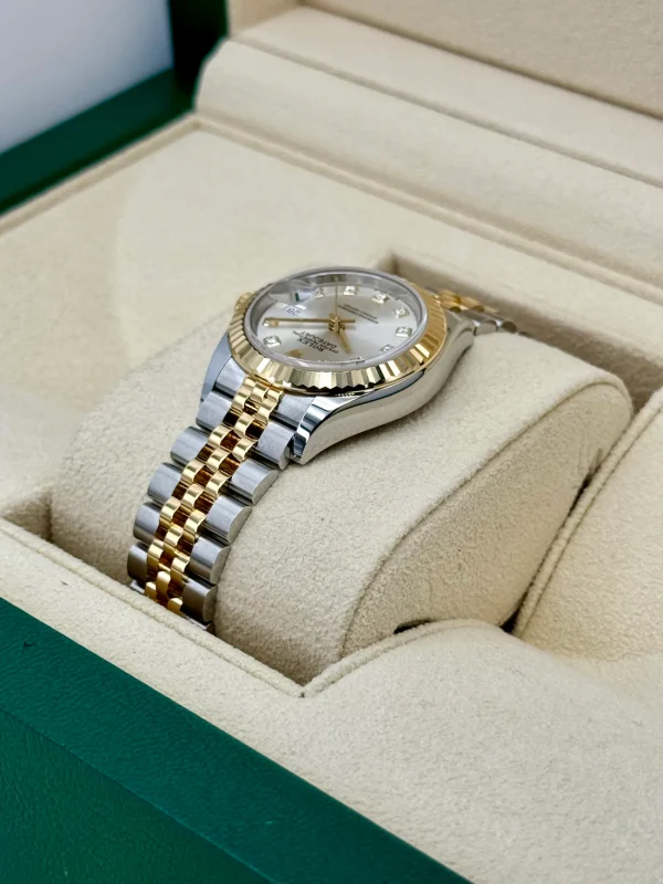 2024 Rolex Lady Datejust 28mm 279173 Jubilee Silver Diamond Dial (Unworn) for sale