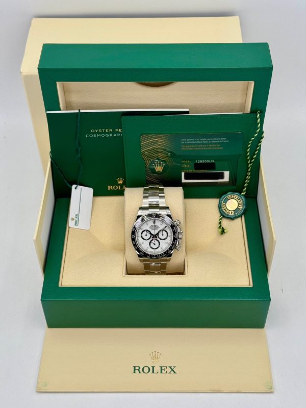 2025 Rolex Daytona 40mm 126500LN Stainless Steel Panda Dial (Unworn) for sale