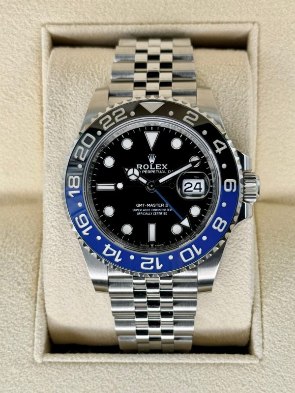 2023 Rolex GMT-Master II “Batgirl” 40mm 126710BLNR Jubilee Black Dial (Unworn) (No. 3 of 3) for sale