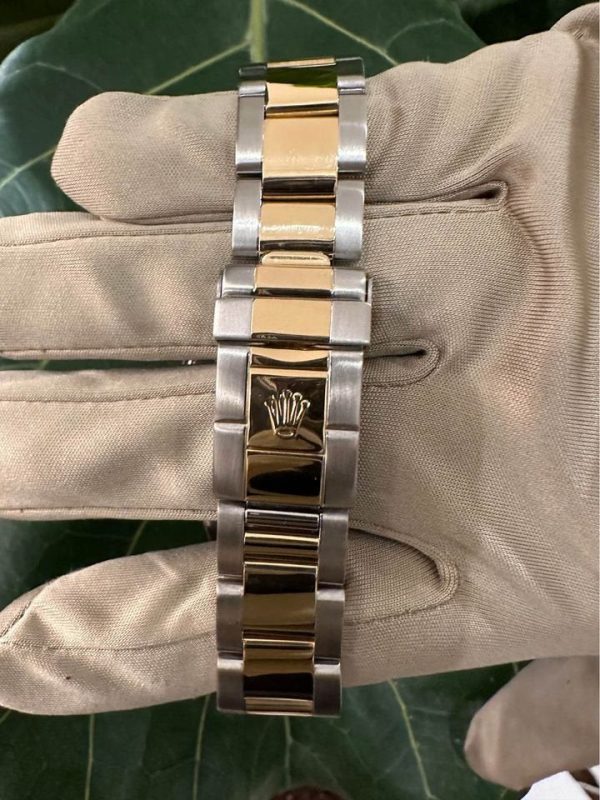 2005 Rolex GMT-Master II 40mm 16713 Grey Serti Diamond Ruby Dial for sale