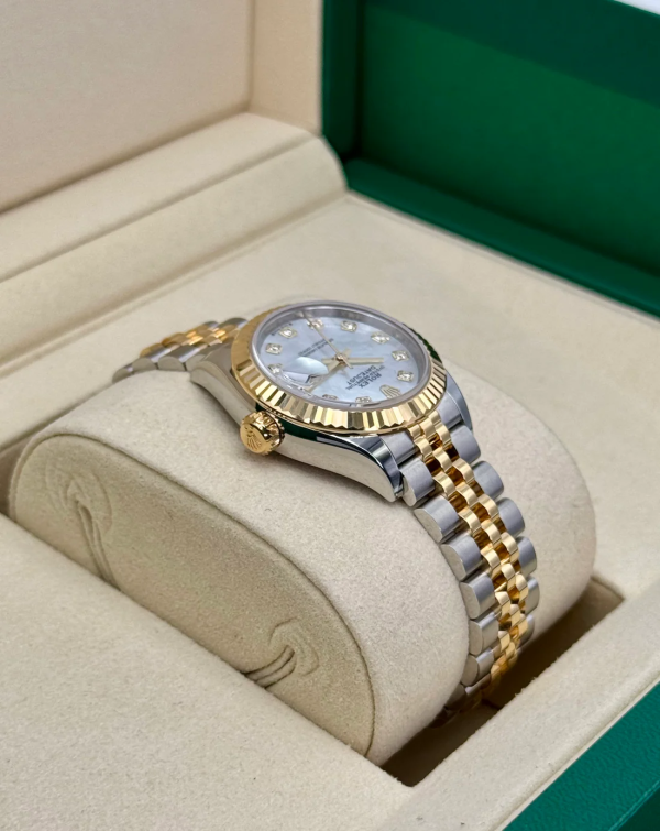 2025 Rolex Lady Datejust 28mm 279173 Jubilee MOP Diamond Dial (Unworn) (No. 2 of 2) for sale