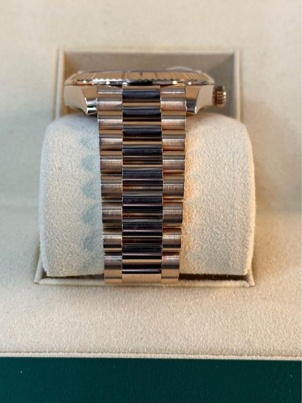 2020 Rolex Day-Date 40mm 228235 Presidential Rose Gold Sundust Dial for sale