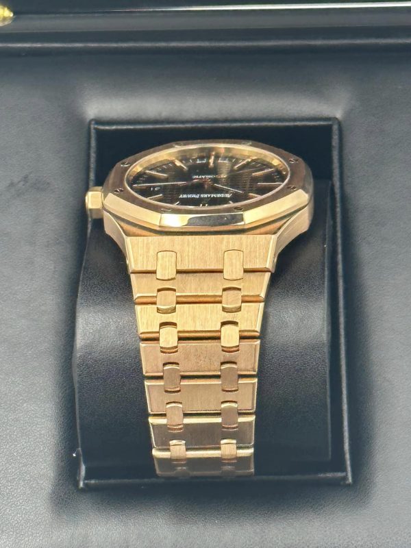 2013 Audemars Piguet Royal Oak 41mm 15400OR Rose Gold Black Dial for sale