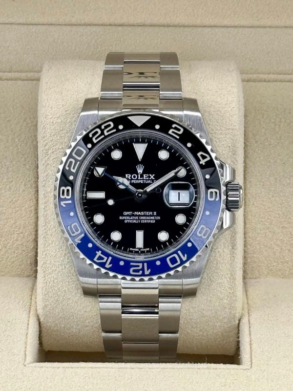 2018 Rolex GMT Master II “Batman” 40mm 116710BLNR Oyster for sale