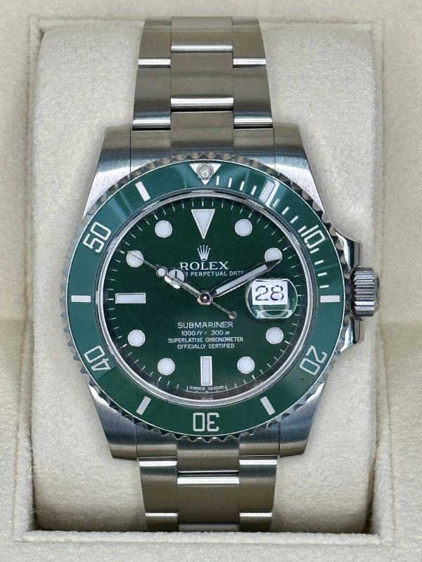 Rolex Submariner “Hulk” 40mm 116610LV Green Dial (No. 1 of 4) for sale