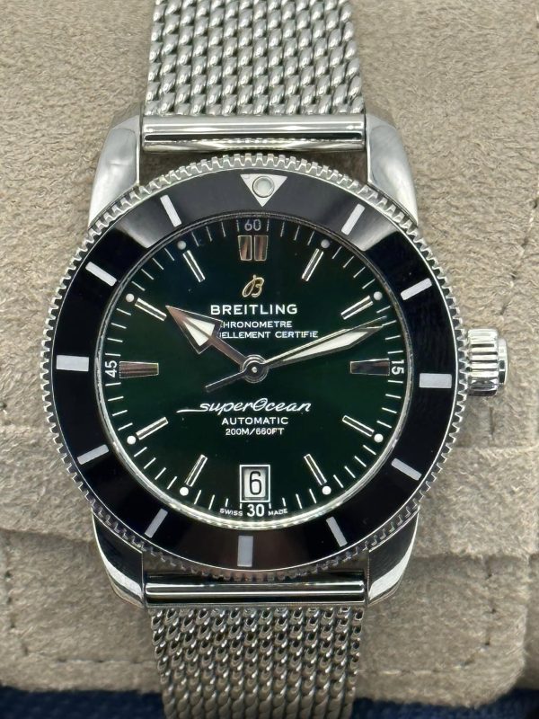 2023 Breitling Superocean Heritage 42mm AB2010 Green Dial for sale