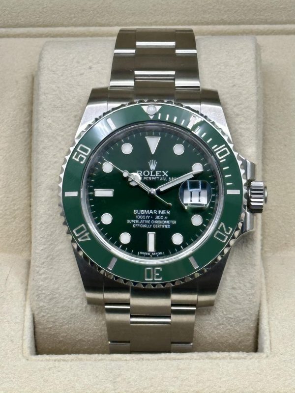 2016 Rolex Submariner “Hulk” 40mm 116610LV Green Dial (No. 1 of 3) for sale