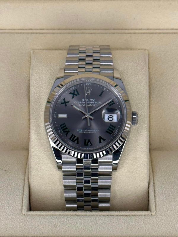 2023 Rolex Datejust 36mm 126234 Jubilee Wimbledon Dial for sale