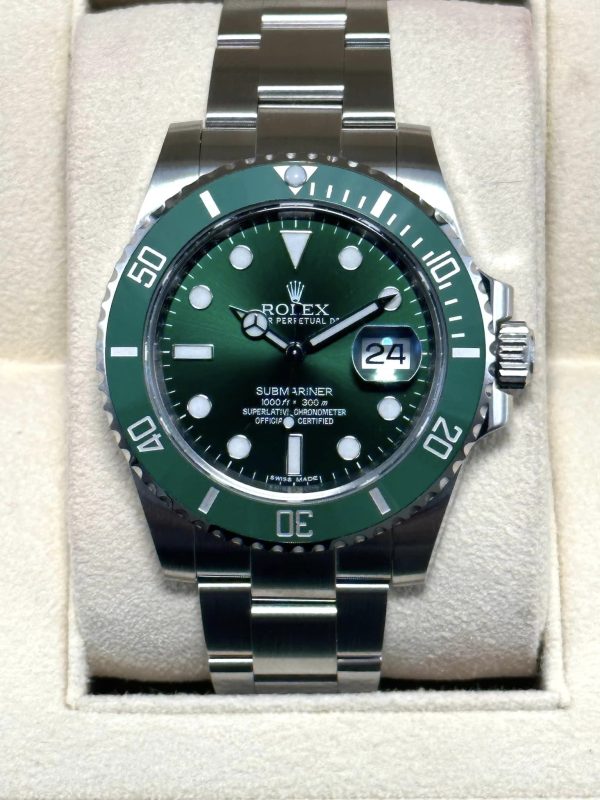 Rolex Submariner “Hulk” 40mm 116610LV Green Dial (No. 3 of 4) for sale