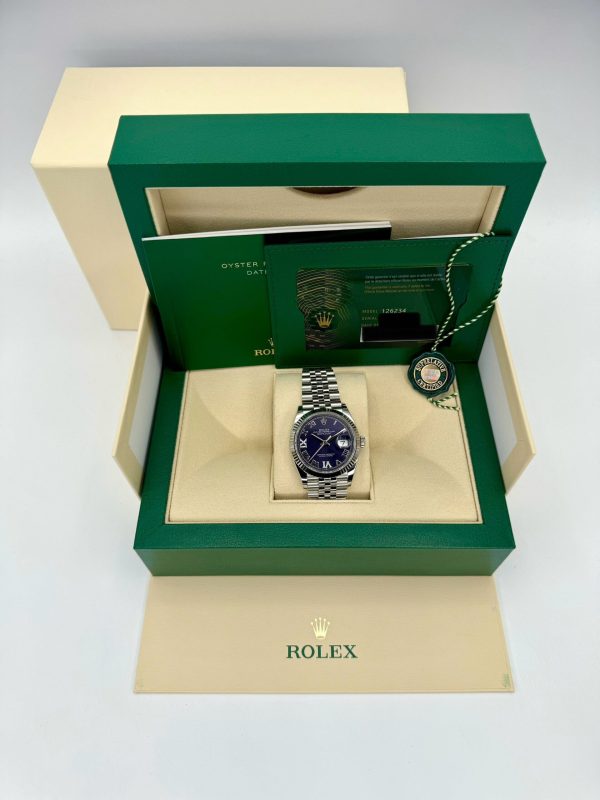 2025 Rolex Datejust 36mm 126234 Stainless Steel Jubilee Purple Dial (Unworn) for sale