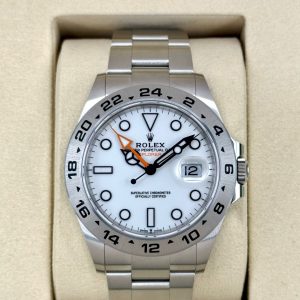 2025 Rolex Explorer II 42mm 226570 Polar White Dial (Unworn) (No. 3 of 4) for sale