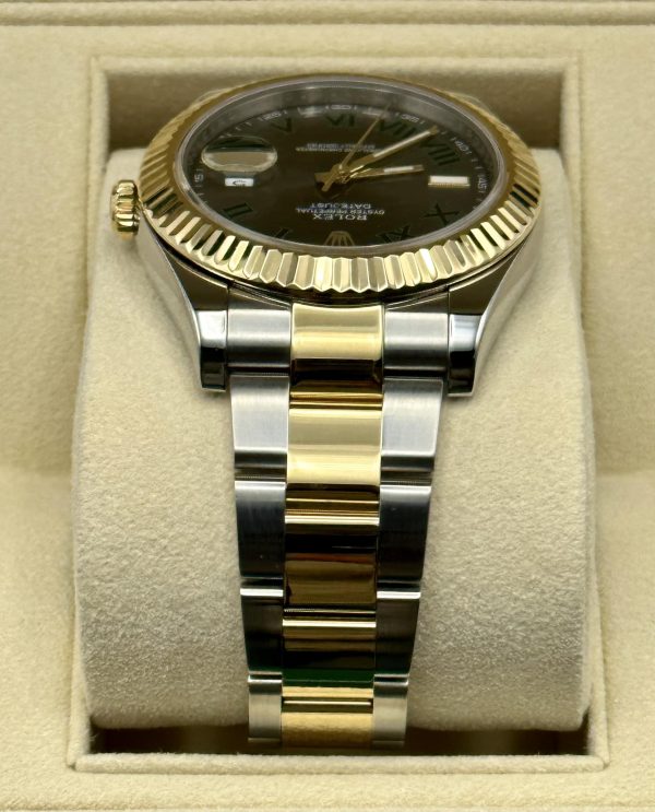 2016 Rolex Datejust 41mm 116333 Two-Tone Oyster Wimbledon Dial for sale