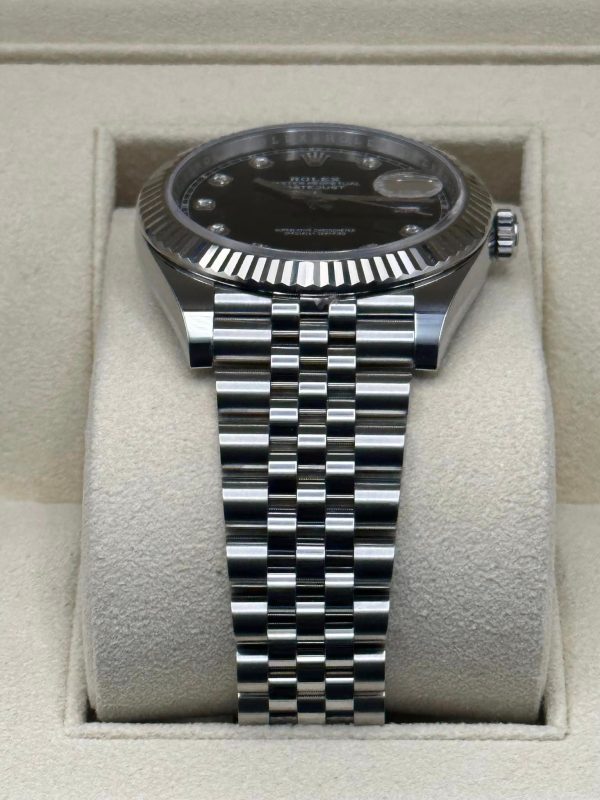 2019 Rolex Datejust 41mm 126334 Jubilee Black Diamond Dial for sale