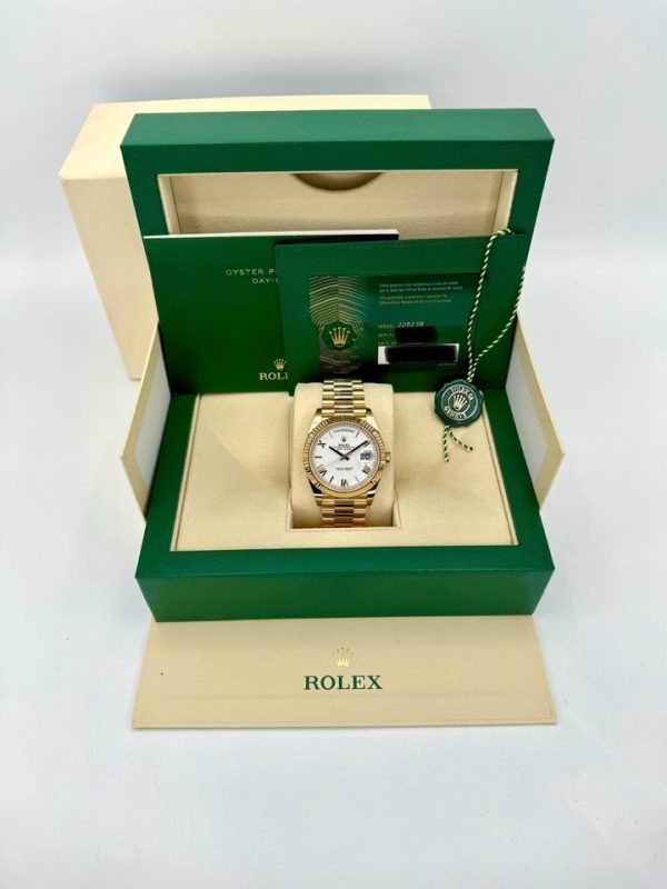 2025 Rolex Day-Date 40mm 228238 Presidential White Dial (Unworn) for sale