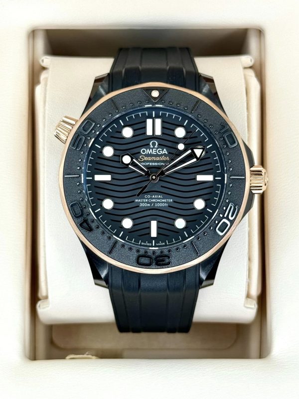 2023 Omega Seamaster Diver Ceramic 43.5 210.62.44.20.01.001 Rose Gold for sale