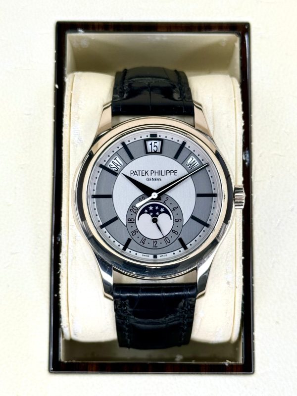 2012 Patek Philippe Annual Calander 40mm 5205G White Gold Grey Dial for sale