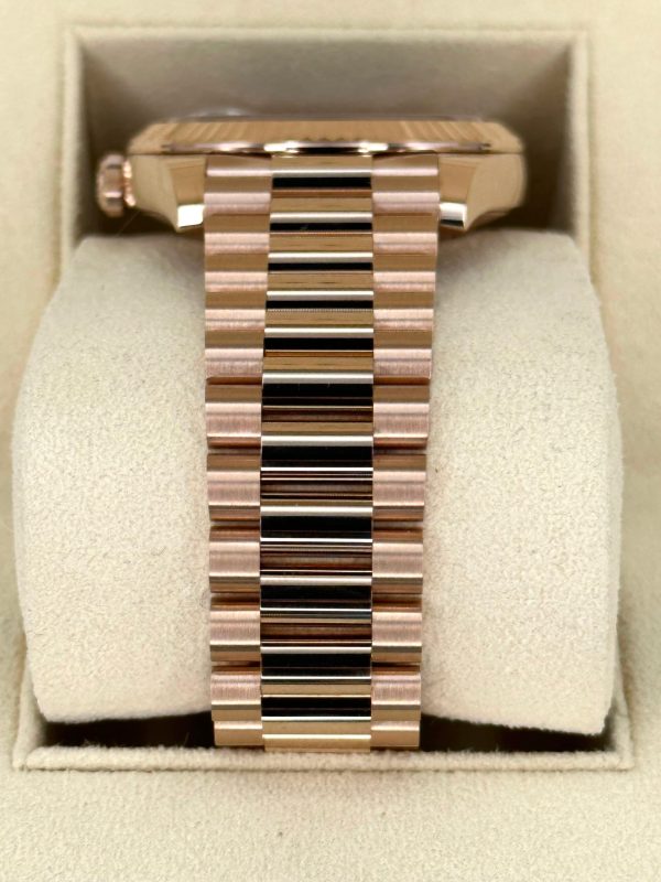 2024 Rolex Day-Date 40mm 228235 Presidential Rose Gold Olive Dial (Unworn) (No. 1 of 3) for sale