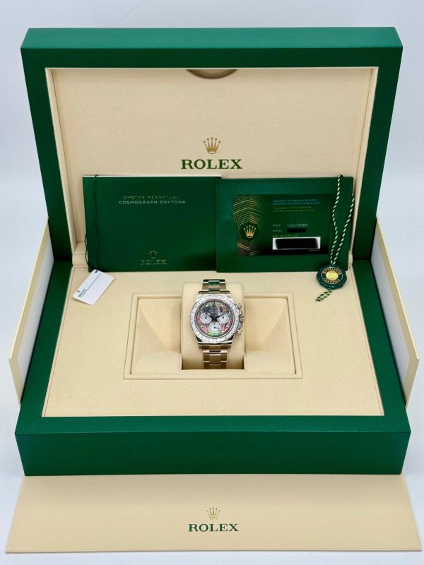 2024 Rolex Daytona 40mm 126579RBR Mother of Pearl Diamond Dial (Unworn) for sale