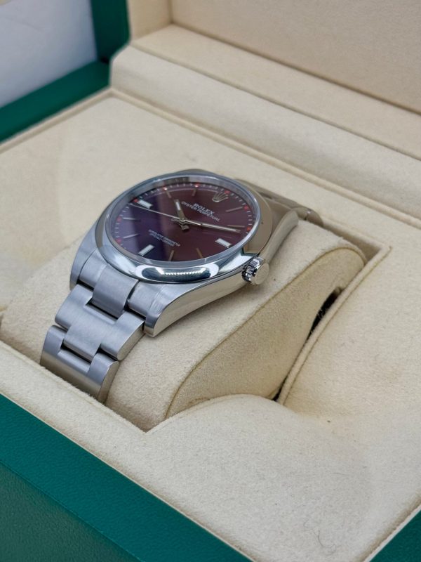 2018 Rolex Oyster Perpetual 39mm 114300 Grape Dialr for sale
