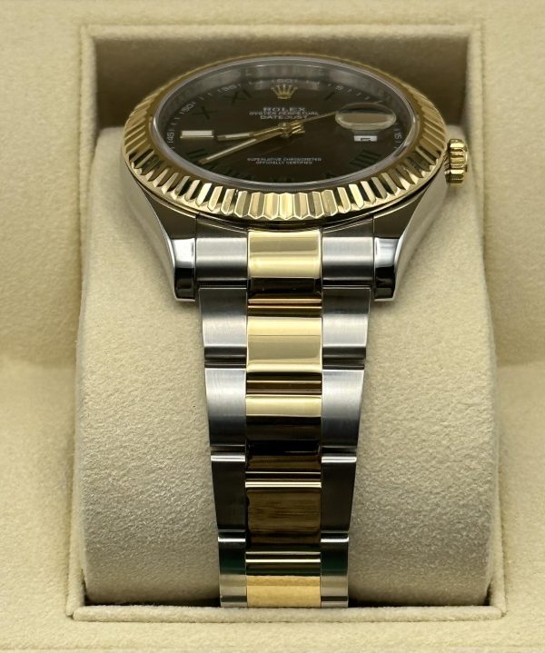 2016 Rolex Datejust 41mm 116333 Two-Tone Oyster Wimbledon Dial for sale