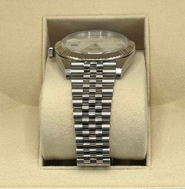 2018 Rolex Datejust 41mm 126334 White MOP Diamond Dial for sale