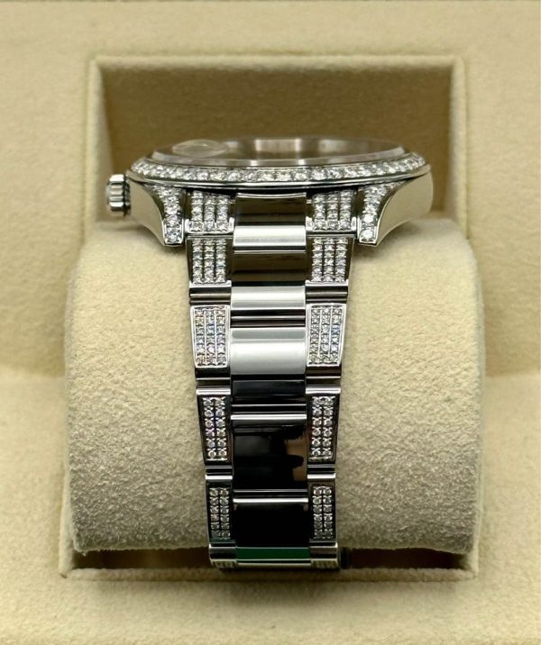 Rolex Datejust 41mm 126300 Diamonds Oyster Black Stick Dial for sale