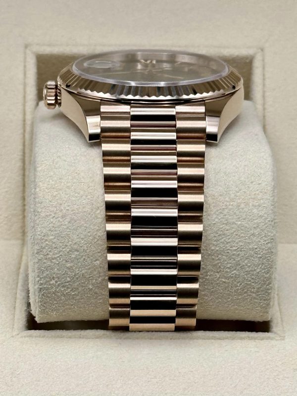 2023 Rolex Day-Date 40mm 228235 Presidential Rose Gold Green Dial (Unworn) for sale
