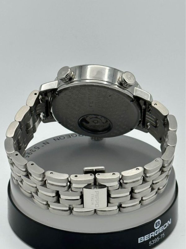 Pippo Perez Lifetime 43mm 012-0351 Pave Diamond Bezel White Dials for sale